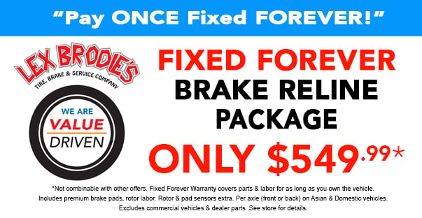 Fixed Forever Brake Repair | LexBrodies